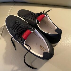 Zara Black and Red Sneakers with Bold Accents